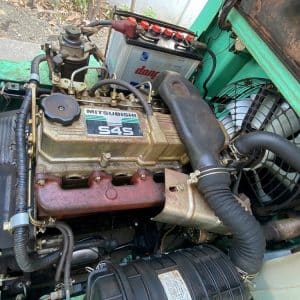Mitsubishi xe nâng động cơ dầu